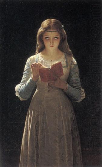 Pierre-Auguste Cot Pause for Thought china oil painting image